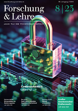 Cover Forschung & Lehre 8/23