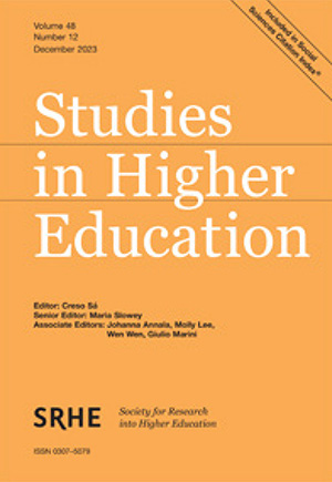Cover Studies in Higher Education